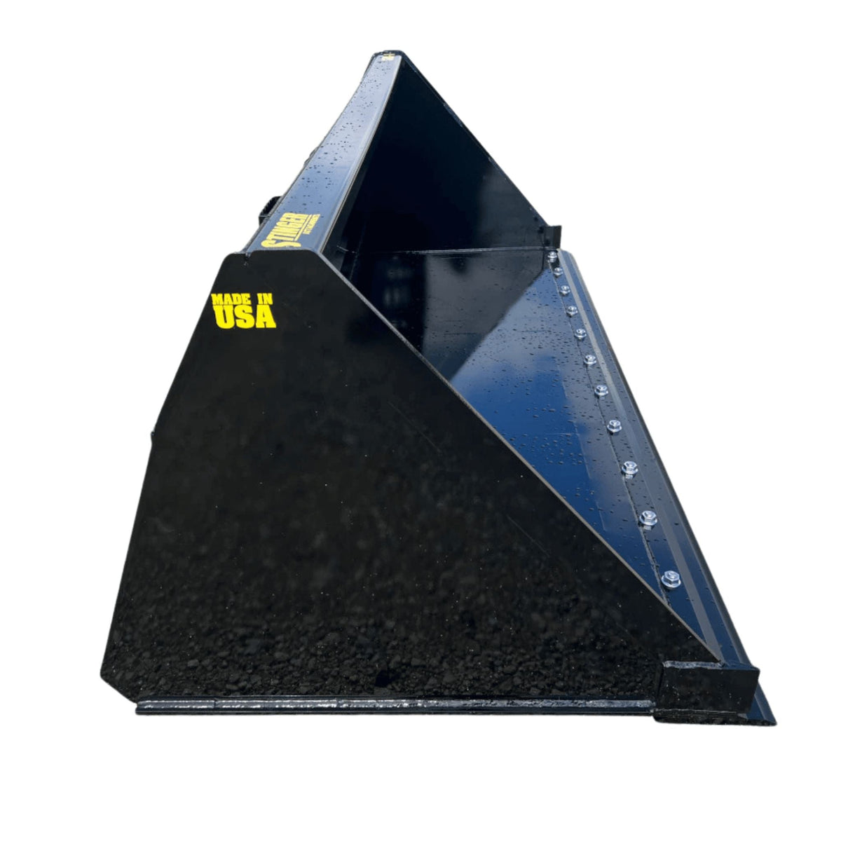 Stinger Skid Steer Snow Bucket | High Capacity & See-Through | 6ft - 10ft