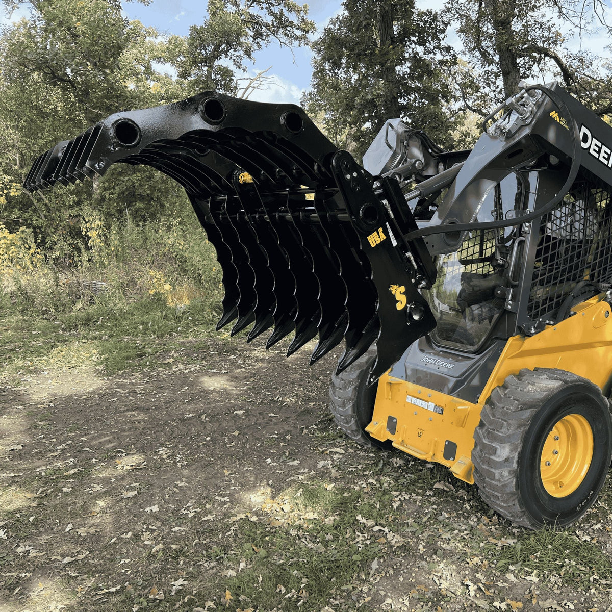 Stinger Clam Grapple | AR200 Steel | Interchangeable Mounts