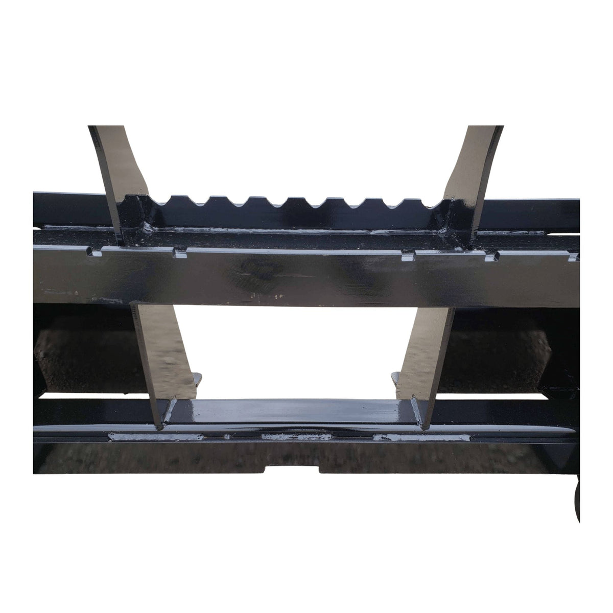 Stinger Skid Steer Pallet Forks | Walk-Thru Frame | USA Forged Tines