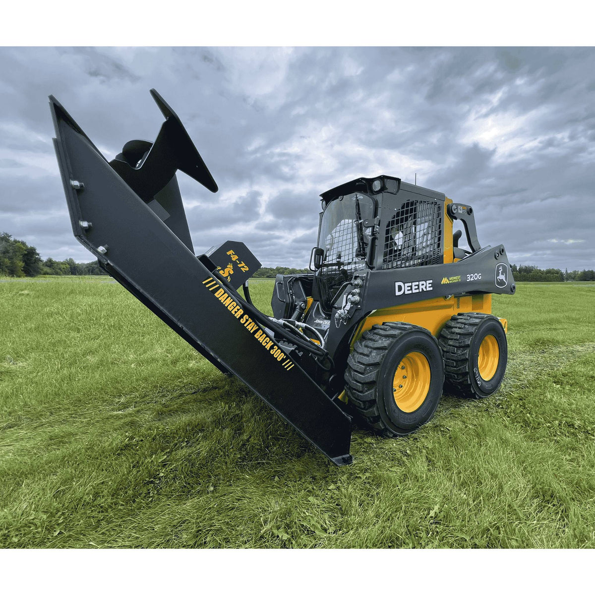 Stinger Twister F4 Series Brush Cutter | 7" Mulching Capacity | Radial Piston Direct Drive