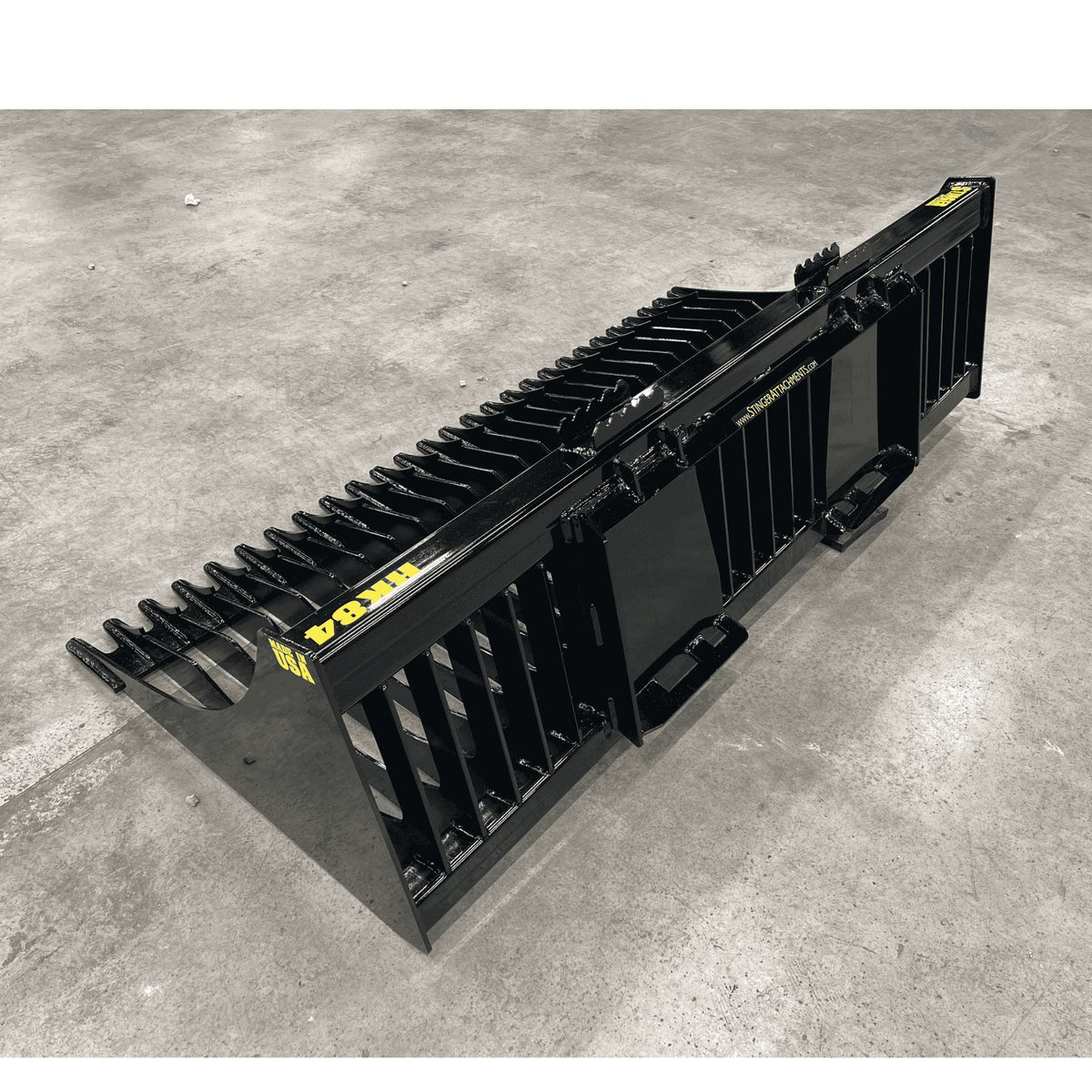 Stinger Rock Bucket (RK) | 1-Piece Tine | Grade 50 Steel