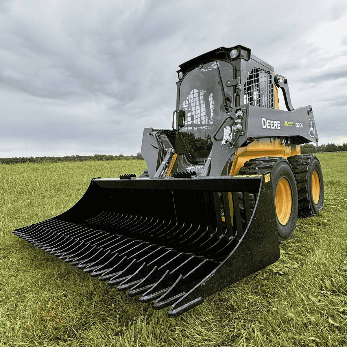 Stinger Rock Bucket (RK) | 1-Piece Tine | Grade 50 Steel