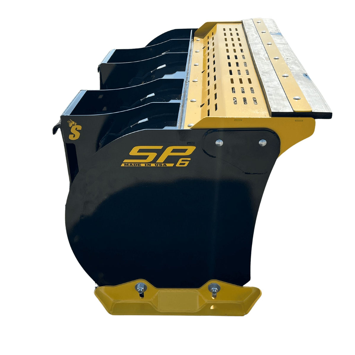 Stinger Skid Steer Snow Pusher | 5ft - 8ft | 25" Box & Dragback