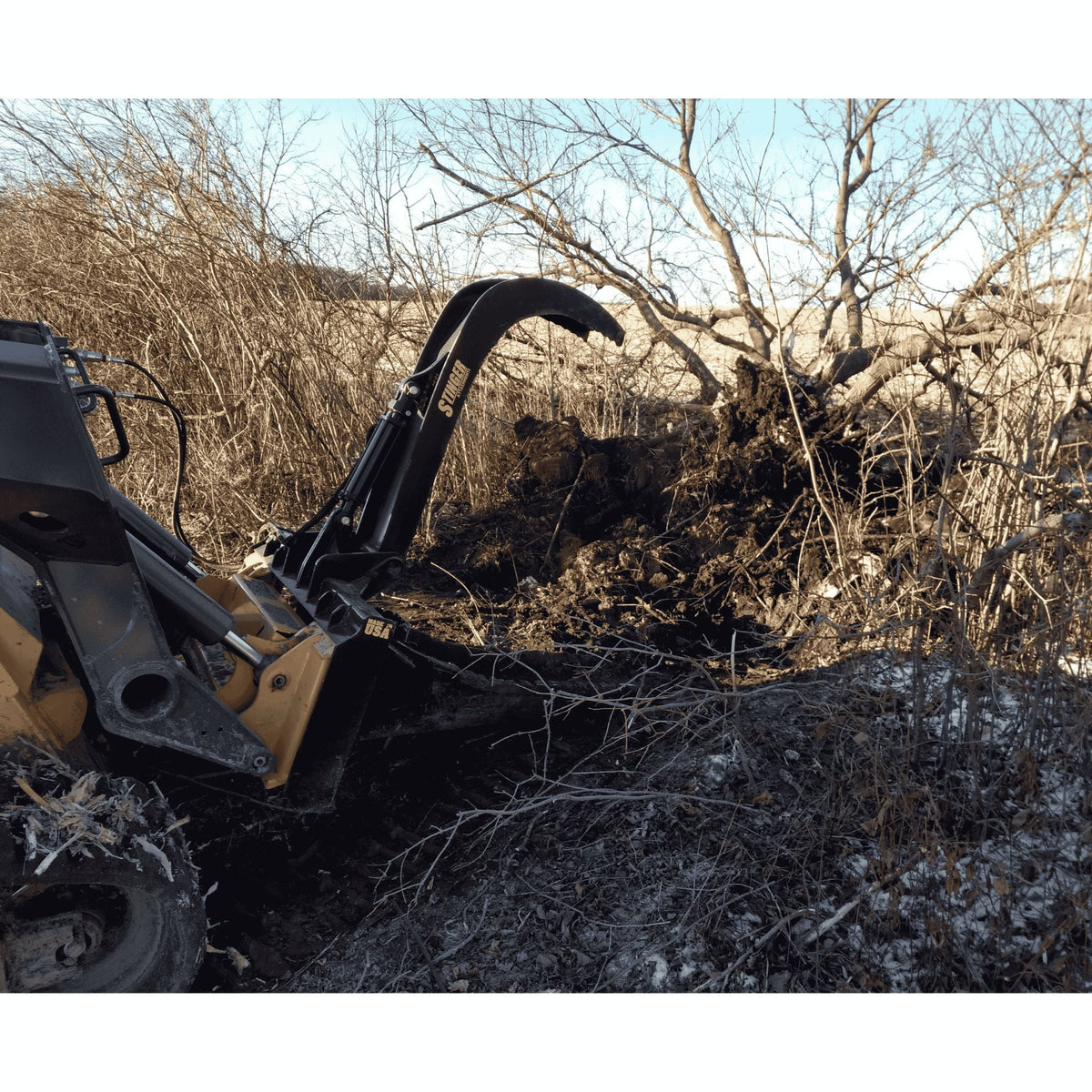 Stinger Stump Grapple (STG) | 52" Spade | Hydraulic Clamp